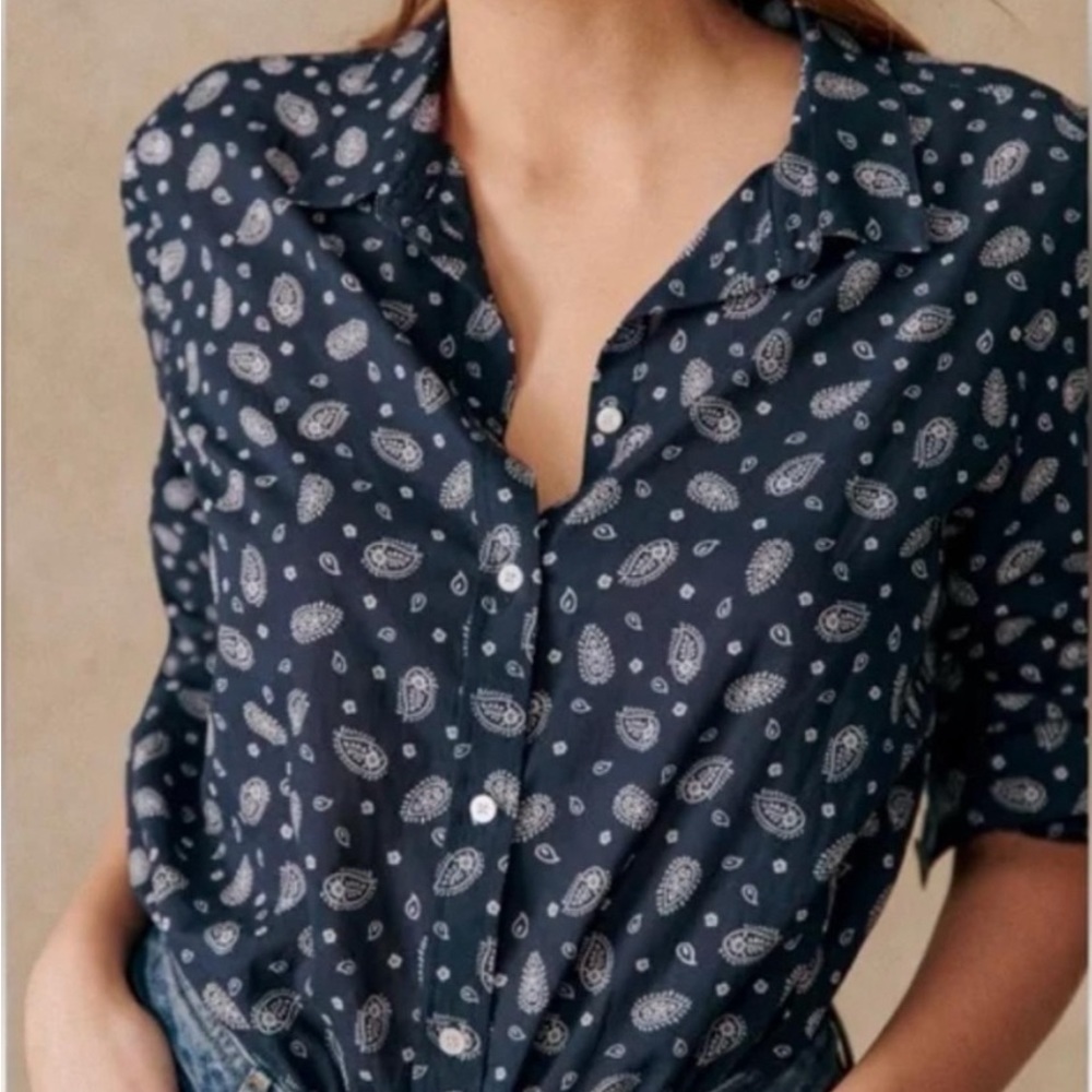 Sezane’s iconic Pierro shirt in Bandana